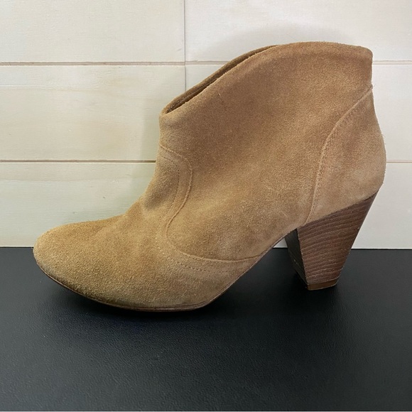 Steve Madden Pembrook Ankle Booties Women's Size 5.5 Shoes M Brown Suede Leather - Picture 4 of 10
